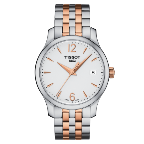 Tissot Tradition Lady Stainless Steel - Rose GOld/ Silver / Bracelet